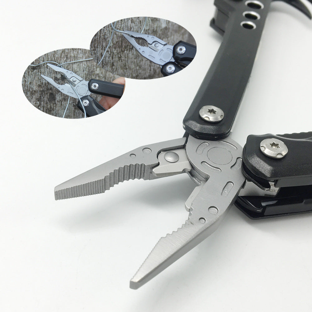 Multifunctional Stainless Steel Mini Screwdriver Plier Hammer