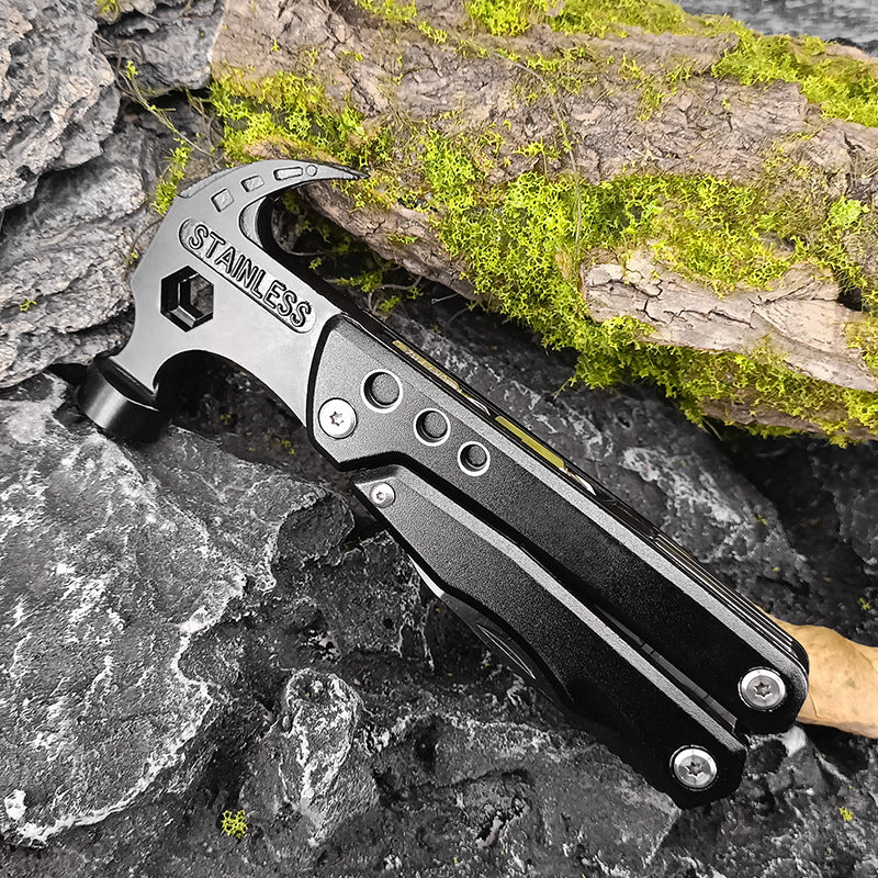 Multifunctional Stainless Steel Mini Screwdriver Plier Hammer