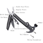 Multifunctional Stainless Steel Mini Screwdriver Plier Hammer