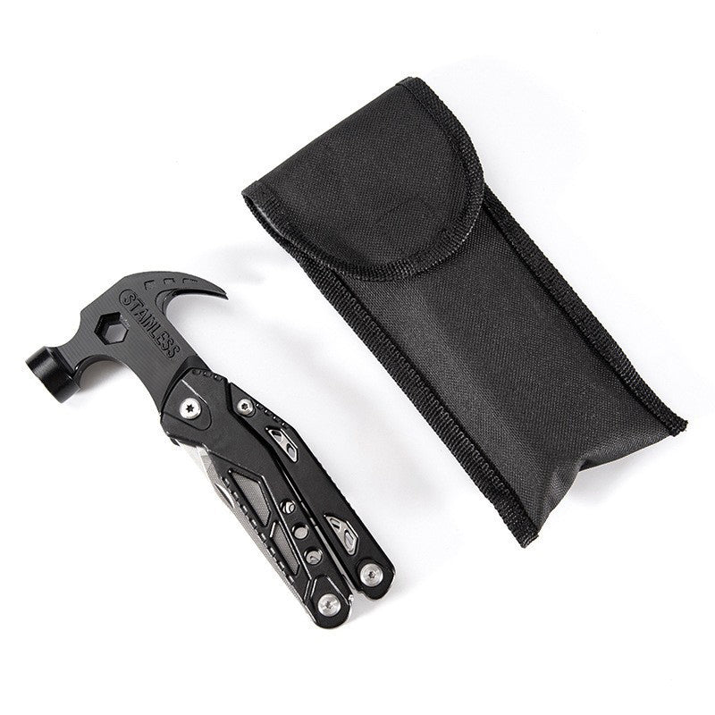 Multifunctional Stainless Steel Mini Screwdriver Plier Hammer